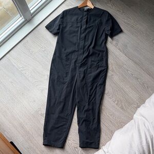 Sweaty Betty Black Shortsleeve Jumpsuit